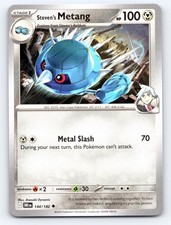 Steven's Metang 144/182 Uncommon Destined Rivals Pokemon Near Mint picture