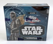 2026 Topps Chrome Star Wars Hobby Box Factory Sealed - NEW IN HAND picture