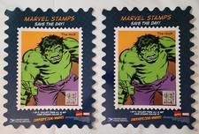 2pk 2007 USPS Incredible Hulk Marvel Stamps  Save The Day  (1 of 4) Comics RARE  picture
