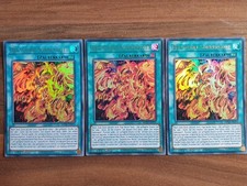 3x Yu-Gi-Oh MP22-EN275 The True Sun God Ultra Rare NM 1st Ed picture