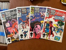Mephisto vs.... Complete Set of 4: VF to VF/NM Marvel 1987 $8 Ship picture