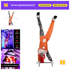 7.2ft Upside Down Clown Halloween Animatronic Decoration - Spooky Haunted Prop picture