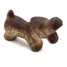 VINTAGE Miniature Hippopotamus Terra Cotta marked JAPAN picture