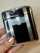 Vintage Ronson 1937 Ten A Case Cigarette Case Lighter Dureum Art Deco picture
