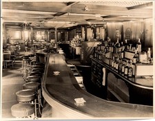 Vintage Sheehan's Roadhouse Bar Interior NJ 1940s Tavern Restaurant 8x10 Photo picture
