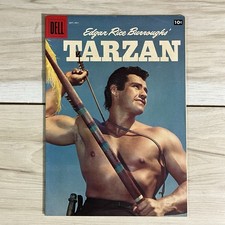 Tarzan #108 1958 Dell Gordon Scott Photo Cover Jesse Marsh Comic picture