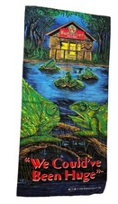 Vtg 1998 Budweiser Lizards Frogs “We Could Have Been Huge” Beach Towel Promo picture