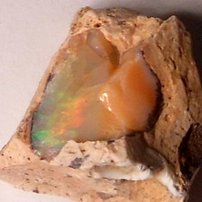 21ct Mexican Fire Opal Cantera Earth-Mined Rough for polishing picture