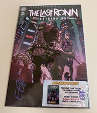 TMNT - THE LAST RONIN TRAINING DAY Cover RE Signed By Edward Kraatz II picture