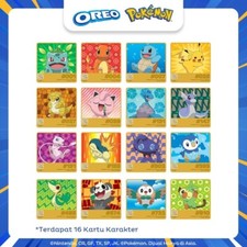 OREO x POKEMON CARDS, Complete Collector Edition, Full Set of 16 Pieces Cards picture