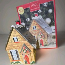 Lenox Home for the Holidays Ceramic Cookie Jar American by Design 831725 w box picture