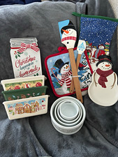 Nantucket Ceramic Loaf Pans Fitz&Floyd Measuring Cups St.Nicholas Square sp rest picture