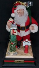 Vintage 1990s Holiday Creations Noel Santa Claus Christmas Musical Figurine picture