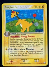 Pokemon EX UNSEEN FORCES - #1/115 Ampharos - Reverse Holo - ENG - LP picture