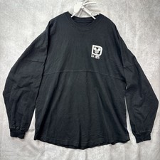 Walt Disney World Est 1971 Long Sleeve Shirt Adult Size L Black Spirit Jersey picture