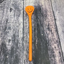 Vintage Kool Aid  Promotional Stirring Smiley Face Plastic Spoon Orange Rare picture