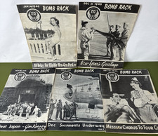 lot of 5 1945-1946 WW2 WWII Army Air Force Bomb Rack Magazines - Newspapers picture