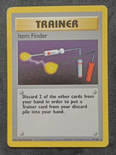 Pokemon TCG Base Set 4th Print Item Finder 74/102 1999-2000 Rare Card - MP picture