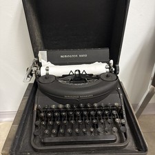 Vintage 1948 Remington Rand Model 7 Noiseless Portable Typewriter/TESTED/EXC++ picture