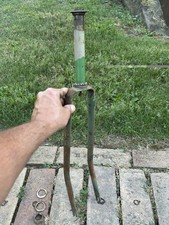 Vintage Shelby Flyer Prewar Rat Rod Bicycle Fork Green Paint Restoration. picture