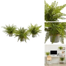 Nearly Natural 14in. Assorted Ferns Artificial Plant Set of 3 picture