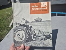 1963 John Deere Tractors 2020 3020 4020 Matched Working Equipment Brochure picture