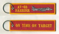 AV-8B Harrier On Time On Target Key Rings picture