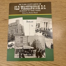 Vintage Washington DC Postcard Book 24 Ready to Mail Views Robert Reed 1982 picture