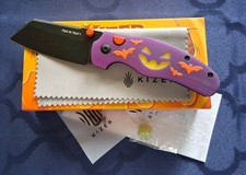 🔥HALLOWEEN LE 😈 KIZER C01C EDC Folding Knife w/ AEB-L Blade & GID GI0 Handle picture
