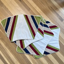 x4 Vintage Mid Century Retro Quilted Place Mats picture