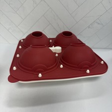 Pokemon Pokeball ThinkGeek Silicone Cake Baking Mold Pan 4 Poké Ball 2 Piece picture