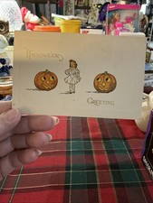 Vintage / Antique 1911 Halloween Greetings Postcard • S. Bergman Litho Co. picture