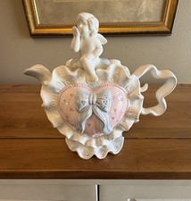 Vintage Fitz & Floyd OCI Omnibus Cherub Heart Coquette Tea Pot picture