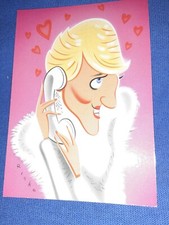 1993 Press Pass PRINCESS DIANA Art Caricature Cartoon Rookie Royal Family #65 picture