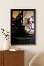 Ashtabula Harbor Vintage c1910s Poster - New York Central Lines - 24x32” 🌟 picture