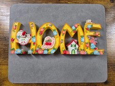HTF Mary Engelbreit HOME Stand Alone Flowers & Teapot Sign Enesco 2000 picture