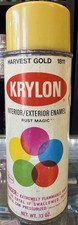 Krylon Harvest Gold #1811 Vintage spray Paint Rare FULL Borden 1970’s picture