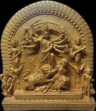 Durga Statue, Durga Full Family, Maa Durga Idol/24 Inch Durga, Marble Durga picture