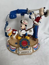 Vintage Disney Mickey’s Dixieland Band Animated Telephone - Telemania - Read picture
