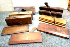 PLANES Mixed LOT Antique Unusual Odd Weird Moulding OLD Wooden Barn Find OS picture