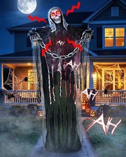 6FT Life-Size Animated Halloween Animatronics Decorations Outdoor picture