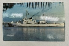 Postcard USCGC Bib WHEC-31 USCG Coast Guard 70’s -80’s Tropical Island picture