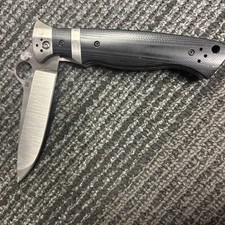 Spyderco Vallotton Sub-Hilt G-10 Folding Pocket Knife, Great Shape picture