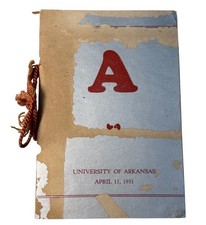 1931 University Of Arkansas Members Small Booklet  picture