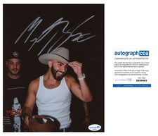 MANUEL TURIZO SIGNED/FIRMA AUTOGRAPHED 8x10 PHOTO BAD BUNNY J BALVIN - ACOA COA picture