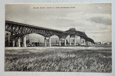 c1940s NJ Postcard Newark New Jersey Pulaski Skyway Rte 25 over Hackensack River picture