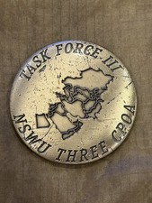 Rare US Navy NSWU THREE TASK FORCE III Challenge Coin Naval Special Warfare picture