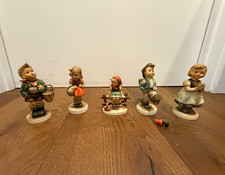 Lot of 5 Vintage Goebel M.I. Hummel Figurines West Germany AS IS picture