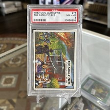 1962 Topps Civil War News #75 - The Family Flees -PSA 8 picture