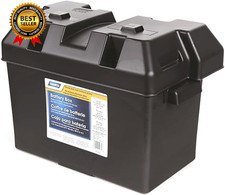 Large Battery Box with Straps and Hardware Group 27 30 31 Safely Stores... picture